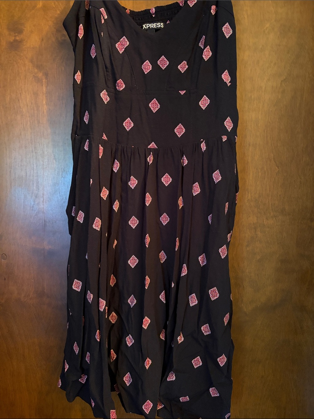 Express printed dress